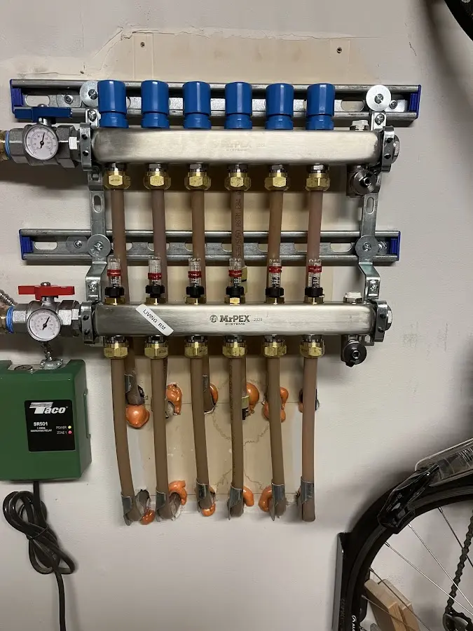 Plumber performing Gas Line Installation at a residential property in Sturgis